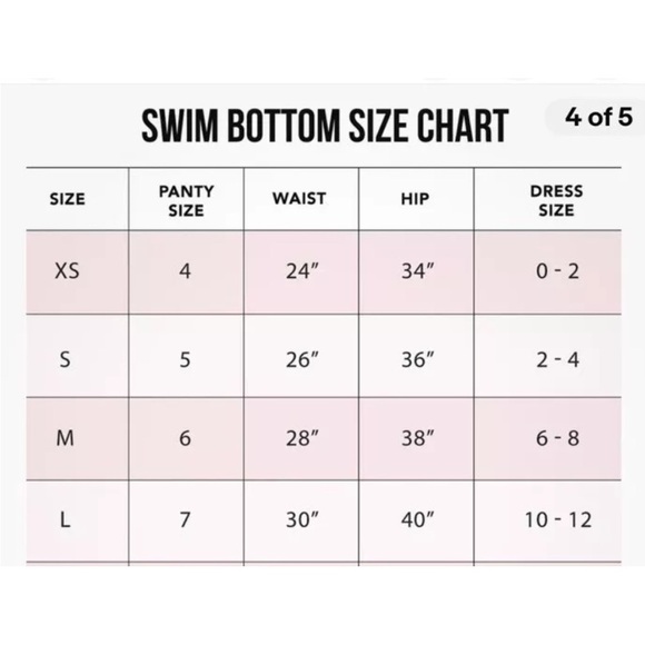 Low rise black and white bikini bottoms. Small - Picture 5 of 5